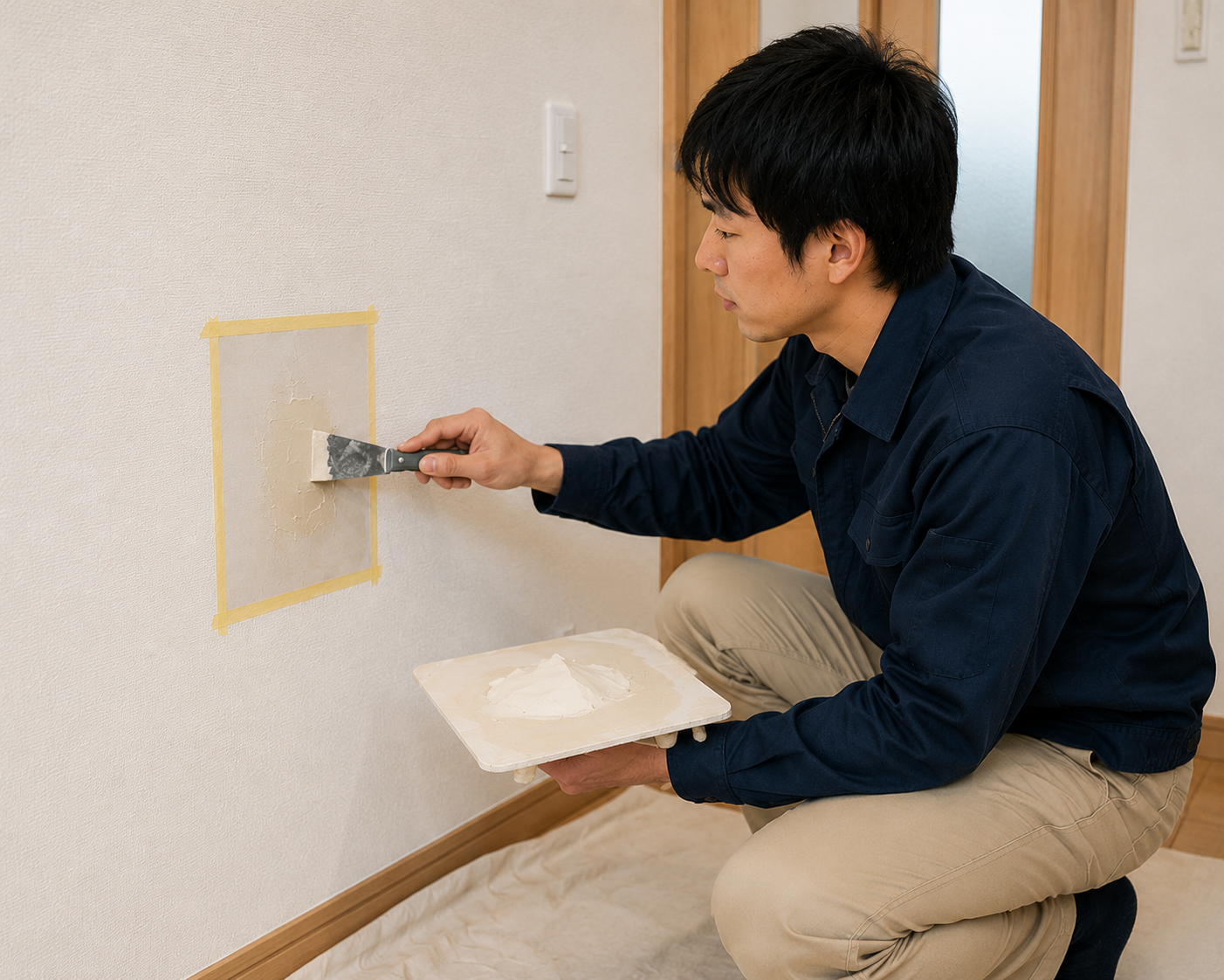 壁穴補修・クロス補修